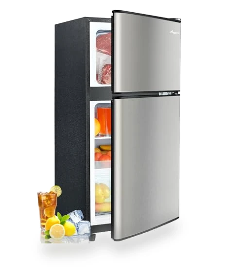Double Door Fridge with Freezer — Mini Fridges, Anypro