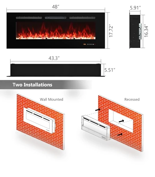 Electric Fireplace — Electric Heating Solutions, Carsynflame