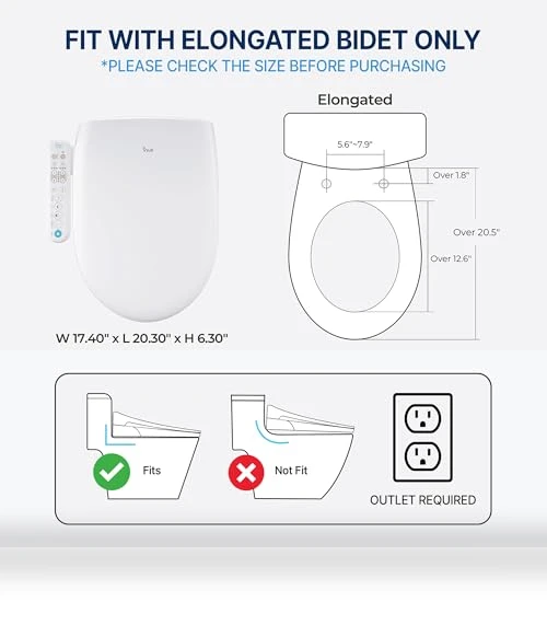 Electric Heated Bidet Toilet Seat — Bidet Seats, inus