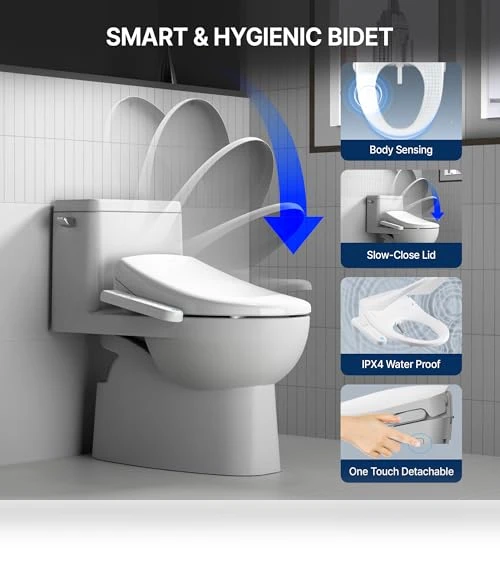 Electric Heated Bidet Toilet Seat — Bidet Seats, inus