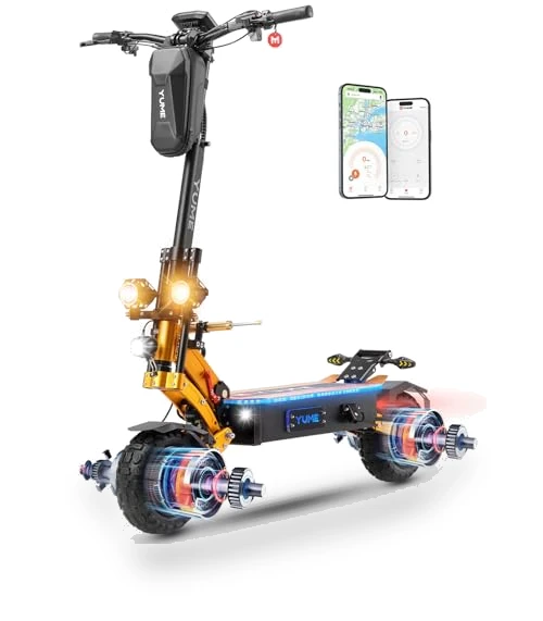 Electric Scooter with C-Shaped Absorber — Electric Self-Balancing Scooters, M YUME SCOOTER