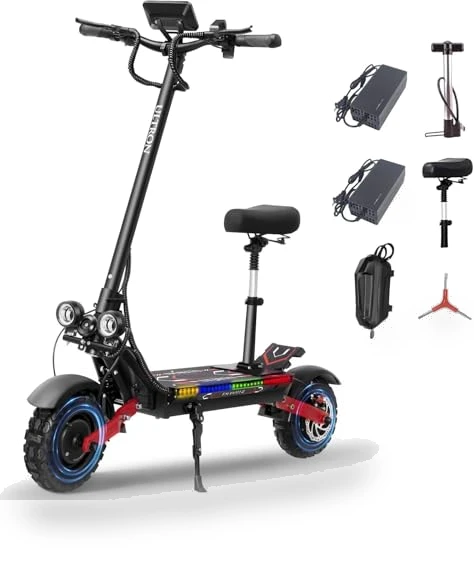 Electric Scooter with Seat — Push Scooters, JEMMOWS