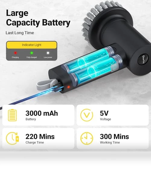 Electric Spin Scrubber — Cordless Vacuums & Sweepers, StarVal
