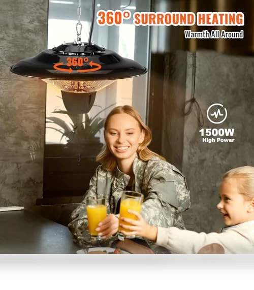 Hanging Patio Heater — Patio Heaters, VEVOR