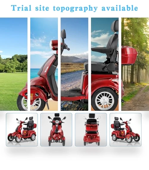 Heavy-Duty 4 Wheel Mobility Scooter — Mobility Scooters, Dvsripa
