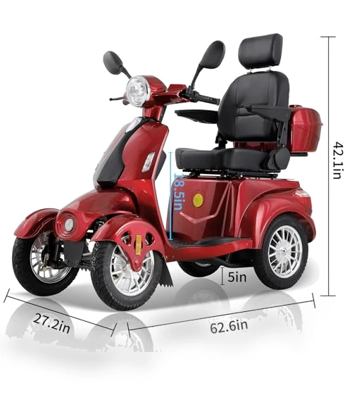 Heavy-Duty 4 Wheel Mobility Scooter — Mobility Scooters, Dvsripa