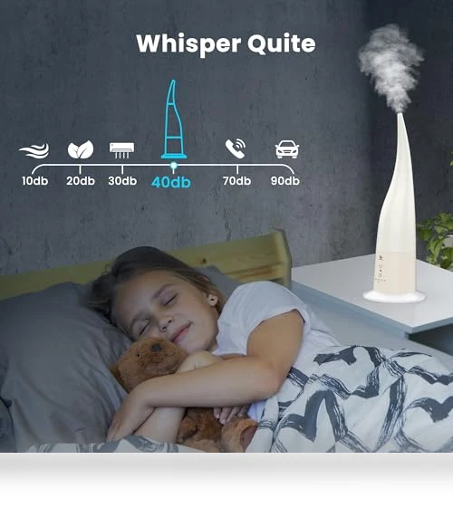 High Position Ultrasonic Humidifier — Air Moisturizers, Generic