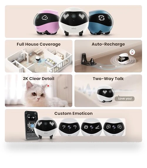 Indoor Security Camera Robot — Cameras & Monitors, Enabot
