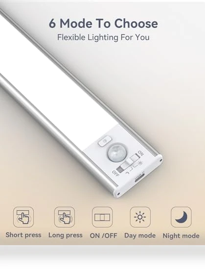 LED Motion Sensor Light Indoor — Under-Cabinet Lights, DiDiSky