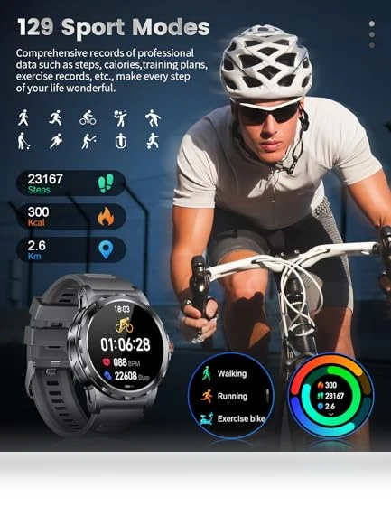 Military Smart Watch for Men — Smartwatches, LIGE