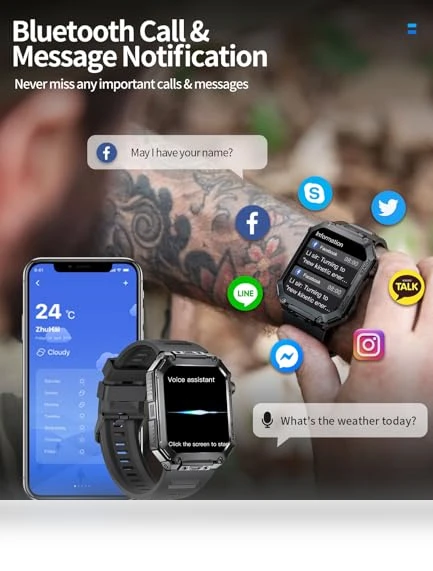 Military Smart Watch — Smartwatches, LIGE