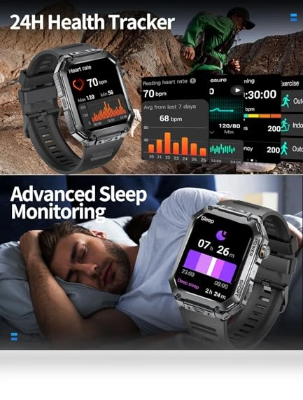 Military Smart Watch — Smartwatches, LIGE