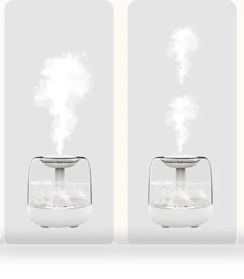 Quiet Bedroom Air Moisturizer Cool Humidifier with 7 Color Lighting — Air Moisturizers, Lupsty