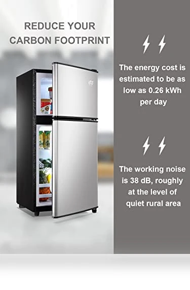 Refrigerator 2 Door Top-Freezer — Mini Fridges, KRIB BLING
