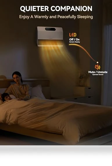 Smart Wall Heater — Portable Heating Solutions, GiveBest