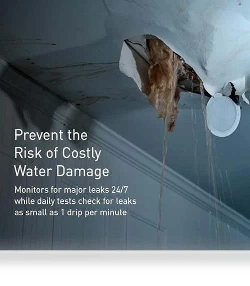 Smart Water Monitor and Automatic Shutoff Sensor — Water Leak Detection Systems, Moen