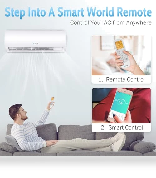 Wifi Enabled Mini Split Air Conditioner & Heater — Split-System, ACHAZEL