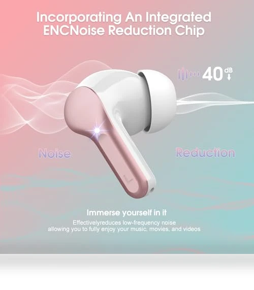Wireless Earbuds with ENC Noise Cancelling Mic — Audio Gear, BESNOOW