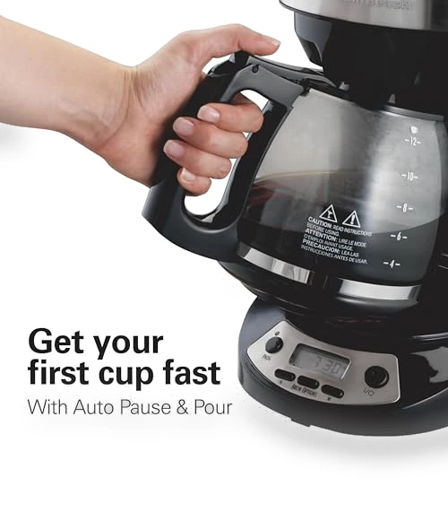 12 Cup Programmable Drip Coffee Maker — Coffee Makers, Hamilton Beach
