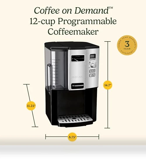 12 Cup Programmable Drip Coffee Maker — Coffee Makers, Cuisinart