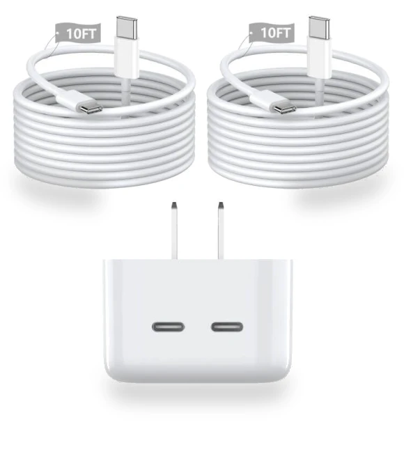 35W Dual USB-C Port Compact Power Adapter — Chargers & Adapters, Shenzhen Zhongjia Technology Co., Ltd