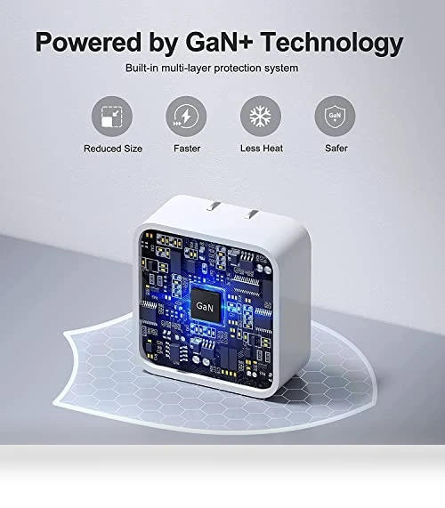 35W Dual USB-C Port Compact Power Adapter — Chargers & Adapters, Shenzhen Zhongjia Technology Co., Ltd