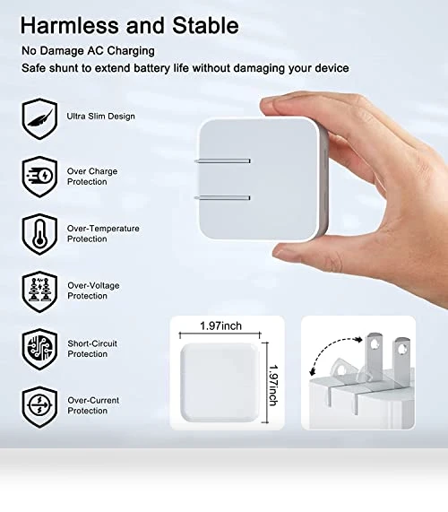 35W Dual USB-C Port Compact Power Adapter — Chargers & Adapters, Shenzhen Zhongjia Technology Co., Ltd