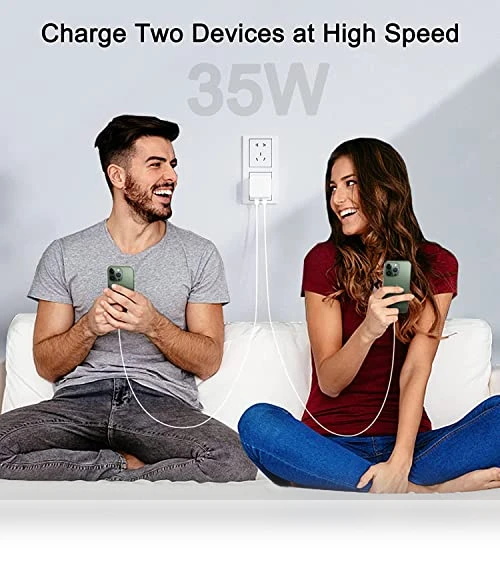 35W Dual USB-C Port Compact Power Adapter — Chargers & Adapters, Shenzhen Zhongjia Technology Co., Ltd