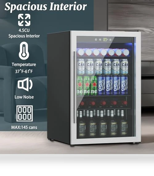 Beverage Refrigerator Cooler — Mini Fridges, DOGHLY