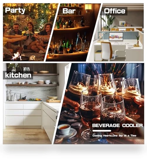 Beverage Refrigerator Cooler — Mini Fridges, DOGHLY