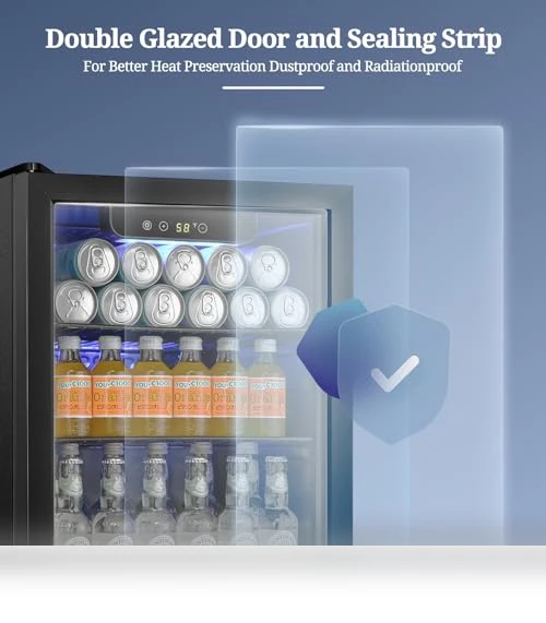 Beverage Refrigerator Cooler — Drink Coolers, Antarctic Star