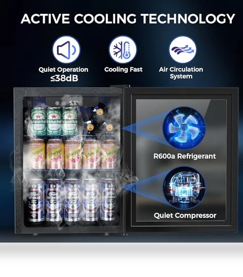 Beverage Refrigerator Cooler — Mini Fridges, Electactic