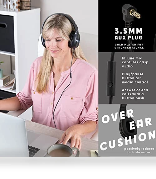 Classroom Headphones with Microphone — Over-Ear Headphones, Sonitum