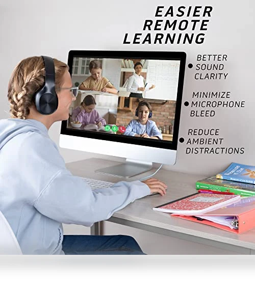 Classroom Headphones with Microphone — Over-Ear Headphones, Sonitum
