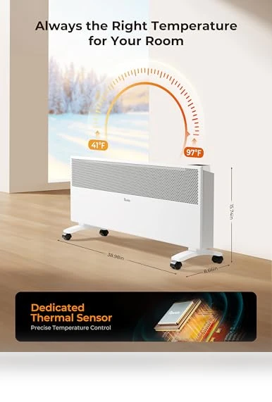 Convection Panel Space Heater — Portable Heating Solutions, Reekie