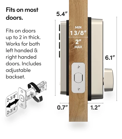 Deadbolt Go Smart Lock — Keyless Entry, igloohome