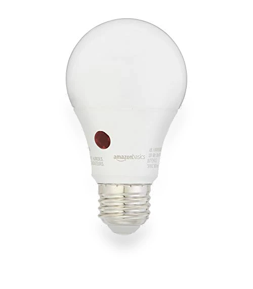 Dusk to Dawn Sensor LED Outdoor Light Bulb — Compact Fluorescent, Amazon Basics