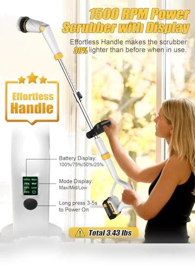 Electric Spin Scrubber — Brushes, qimedo