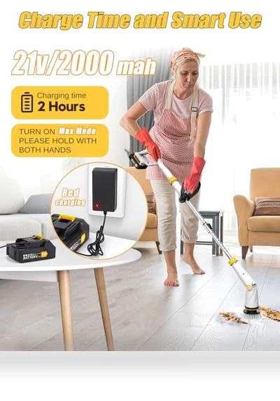 Electric Spin Scrubber — Brushes, qimedo