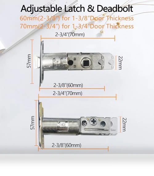 Electronic Smart Handleset with Keypad Lock — Deadbolts, NEWBANG
