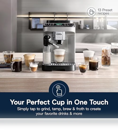 Fully Automatic Espresso Machine — Coffee & Espresso Combos, De'Longhi