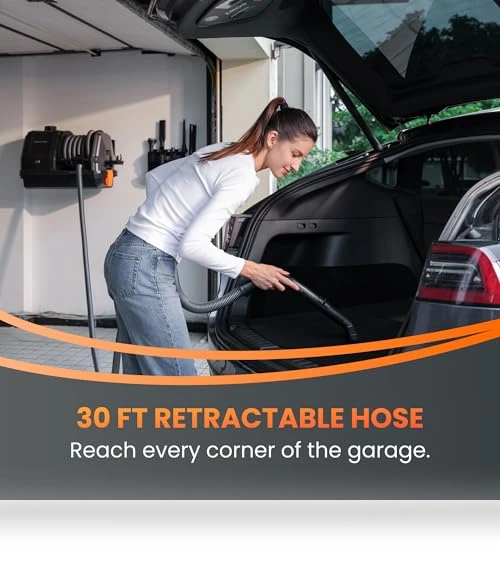 Grandstorm Retractable Vacuum Cleaner — Wet-Dry Vacuums, Giraffe Tools