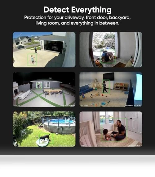 HD WiFi Wired Indoor/Outdoor Home Security Camera — Smart Home Security, Wyze