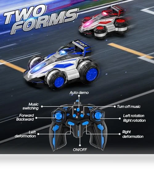 High-Speed Drift RC Stunt Deformation Car — Remote Control Cars, ZSYMIMRC