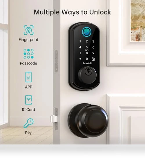 Keyless Entry Door Lock Deadbolt with Handle Set — Deadbolts, hornbill