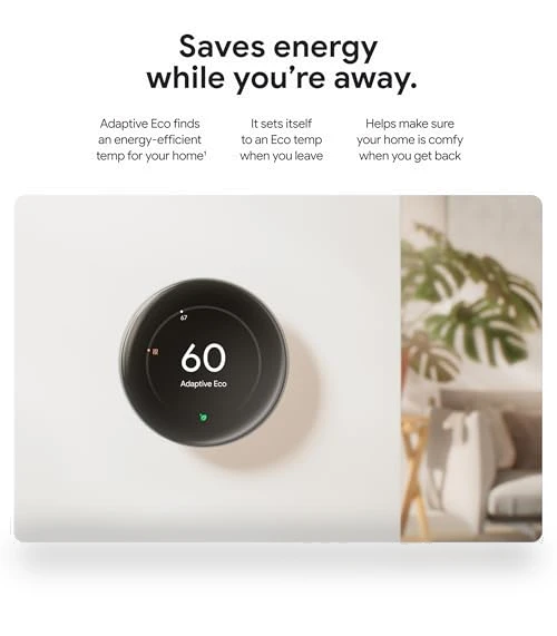 Learning Thermostat with Temperature Sensor — Smart Climate Control, Google