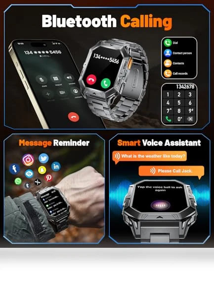 Military Smart Watch — Smartwatches, LIGE