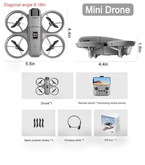 Mini HD FPV Drone Kit with Camera — Drones, THOAML