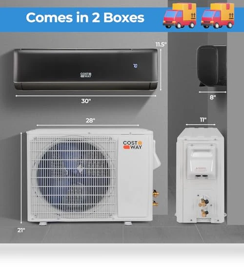 Mini Split Air Conditioner & Heater — Split-System, COSTWAY