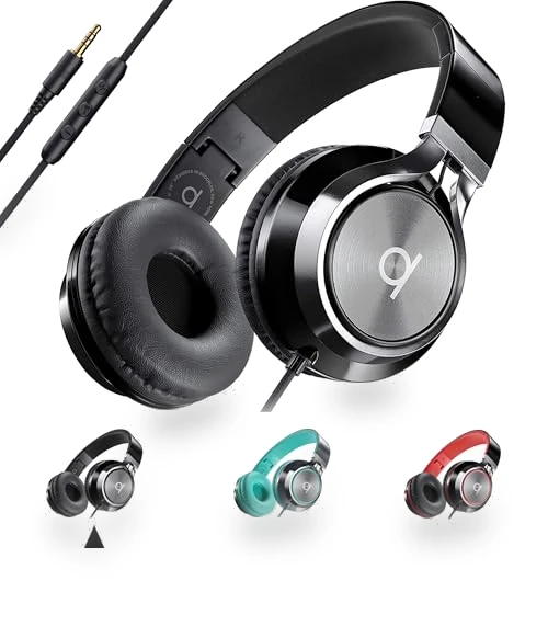 On-Ear Headphones Wired with Mic — Over-Ear Headphones, Artix